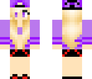 purple skater girl