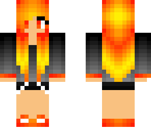 flame girl edit
