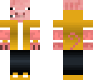 orange pig