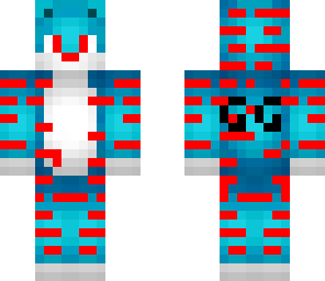 blue and red gg tiger
