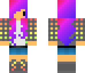rainbow checkered chibi