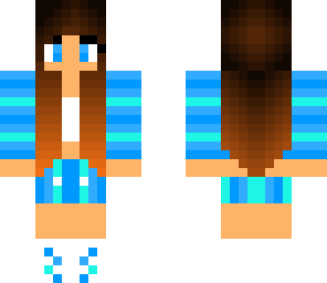 blue girl