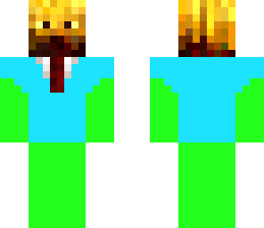blaze slime in blue shirt