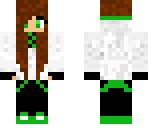 green teen girl