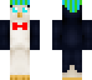 penguin with a bow tie