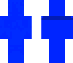 the man in blue