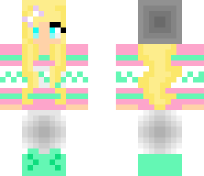 blonde winter girl
