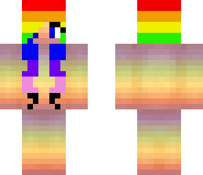rainbow girl