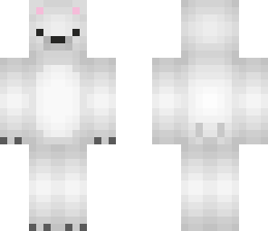polar bear with paw pads