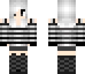 cute horn girl with stripes