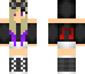 edit of the purple goggled girl