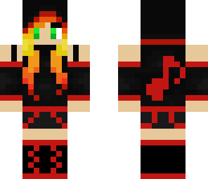 flame music girl