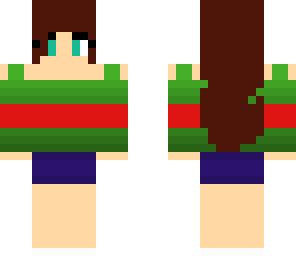red and green shirt