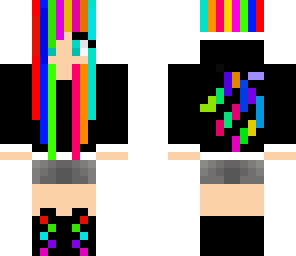 rainbow girl