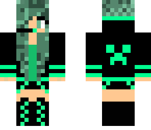 kawaii creeper girl