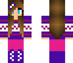 pink and purple girl