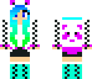 pretty panda girl