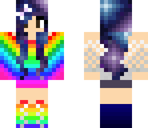 rainbow girl