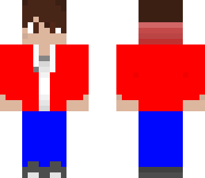 red hoodie teen boy
