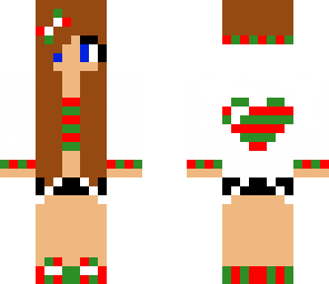 christmas heart girl