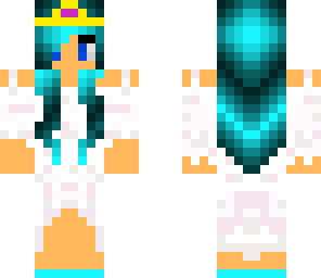 queen blue bride