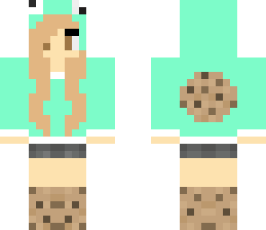 cute cookie monster girl