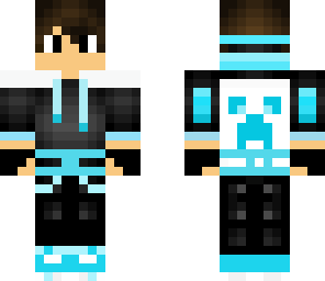 skin boy azul