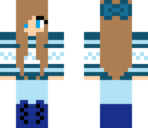 blue girl