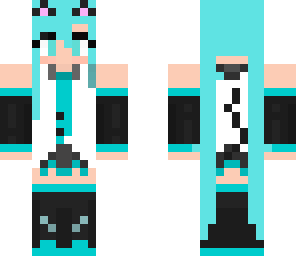 chibi miku cat