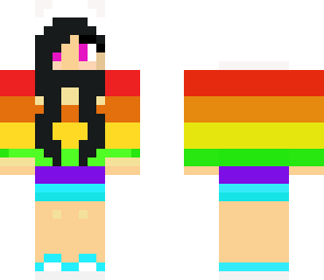 rainbow girl
