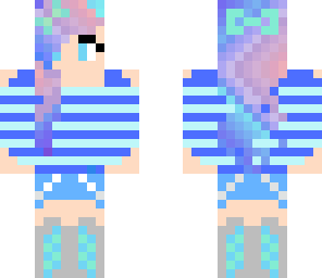 blue girl