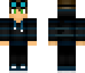 cool skin with goggles