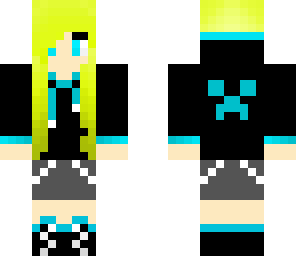 hot girl with creeper hoodie