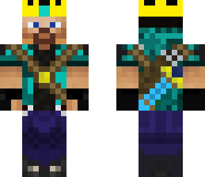 king steve with crown