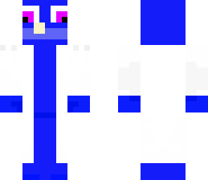 the blue happy monster
