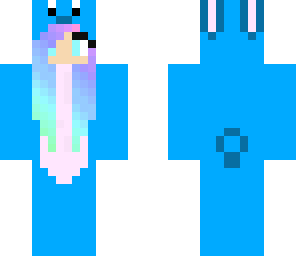 blue bunny girl