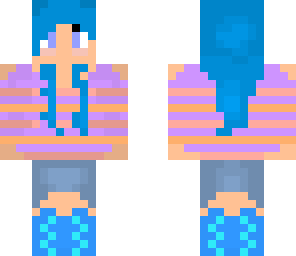 blue girl