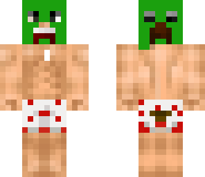 enzo met creeper hoofd