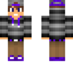 purple teen boy