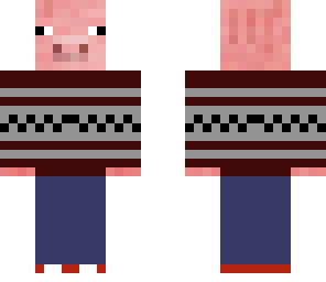 christmas sweater pig