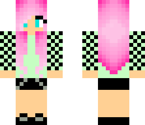 pink hair girl