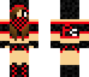 red ninja punch-craft girl