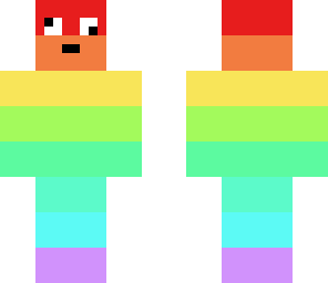 random rainbow skin