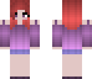 red hair anime girl