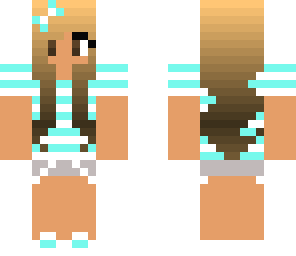 blue and white strip