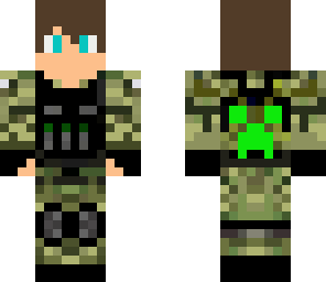 hombre militar creeper