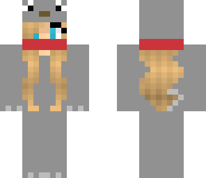wolf girl onesie