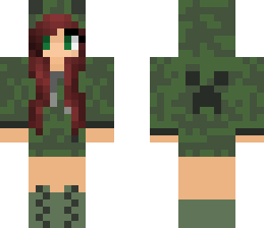 edited creeper girl