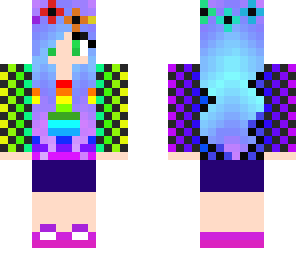 rainbow girl