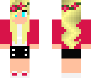 dark pink flower girl edit